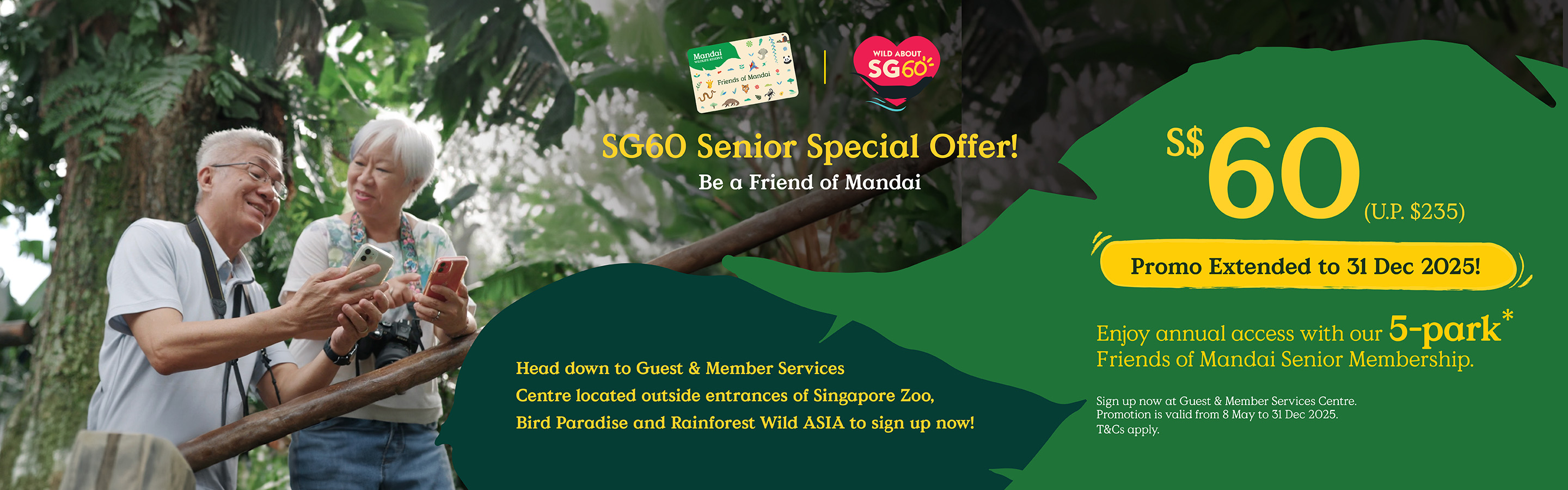 Be a Friend of Mandai. Every Moment Counts.